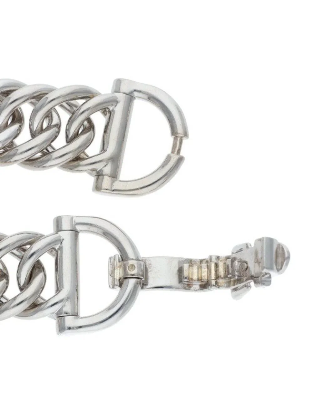 Hermes Petits Champs Petit Chien Silver Bracelet
